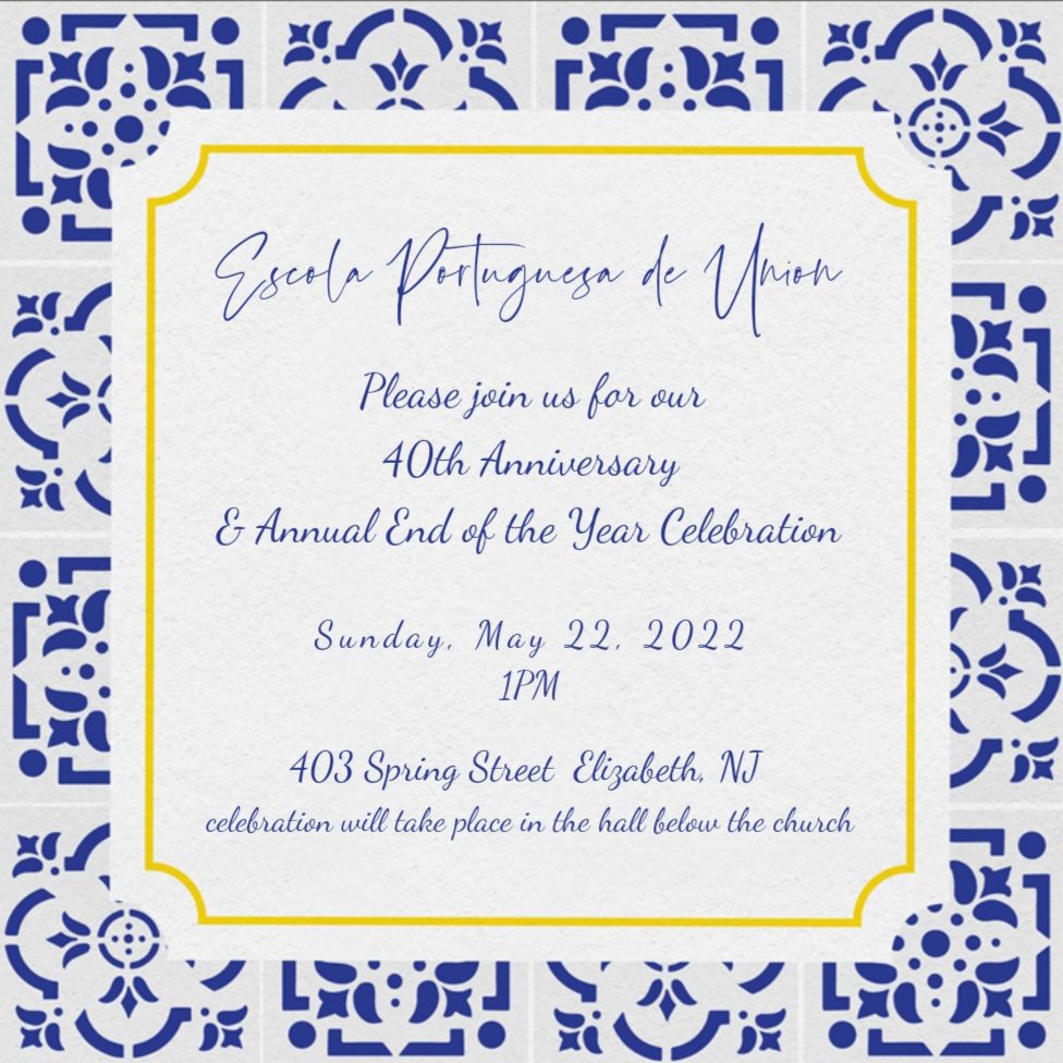 Save the Date! Our 40th Anniversary Party Will be on May 22nd at 1:00 PM!